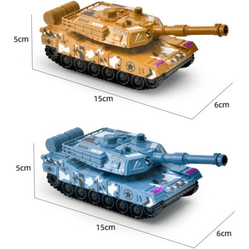 3Pcs Simulation Tank Models Realistic Pull Back Tank for Educational Desk Decor and Ideal for Boys and 1