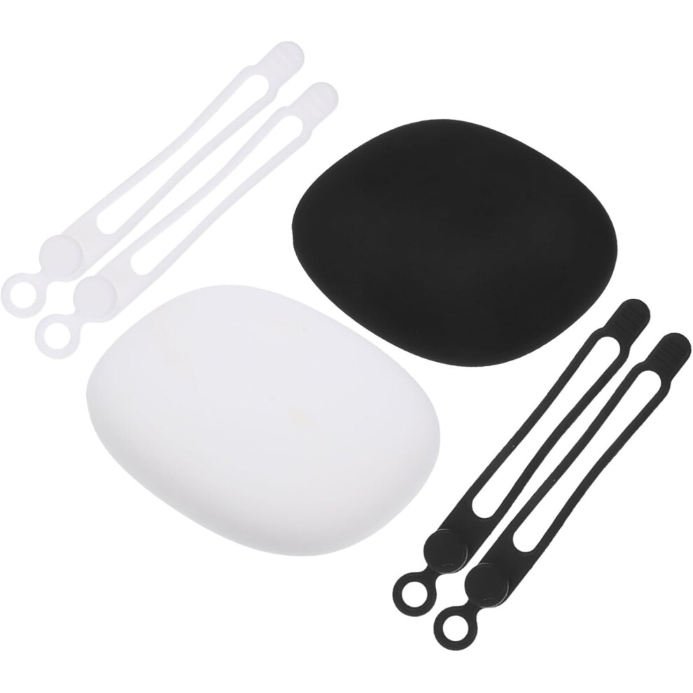 Silicone Headphone Storage Box Set with 6 Cable Ties Compact Earphone Organizer Bag-image-OPC-PGJXDXJ-NEW