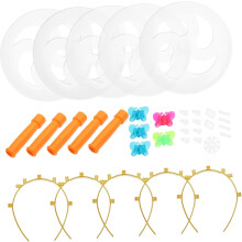 DIY Party Accessory Kit Glow Stick Crafts Material for Headband Necklace Hat