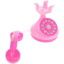 Vintage Corded Miniature Phone for Realistic Pretend Play Phone