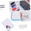 Student Kids Dry Erase Board with Lined Grid Compact Size for Easy Storage 6