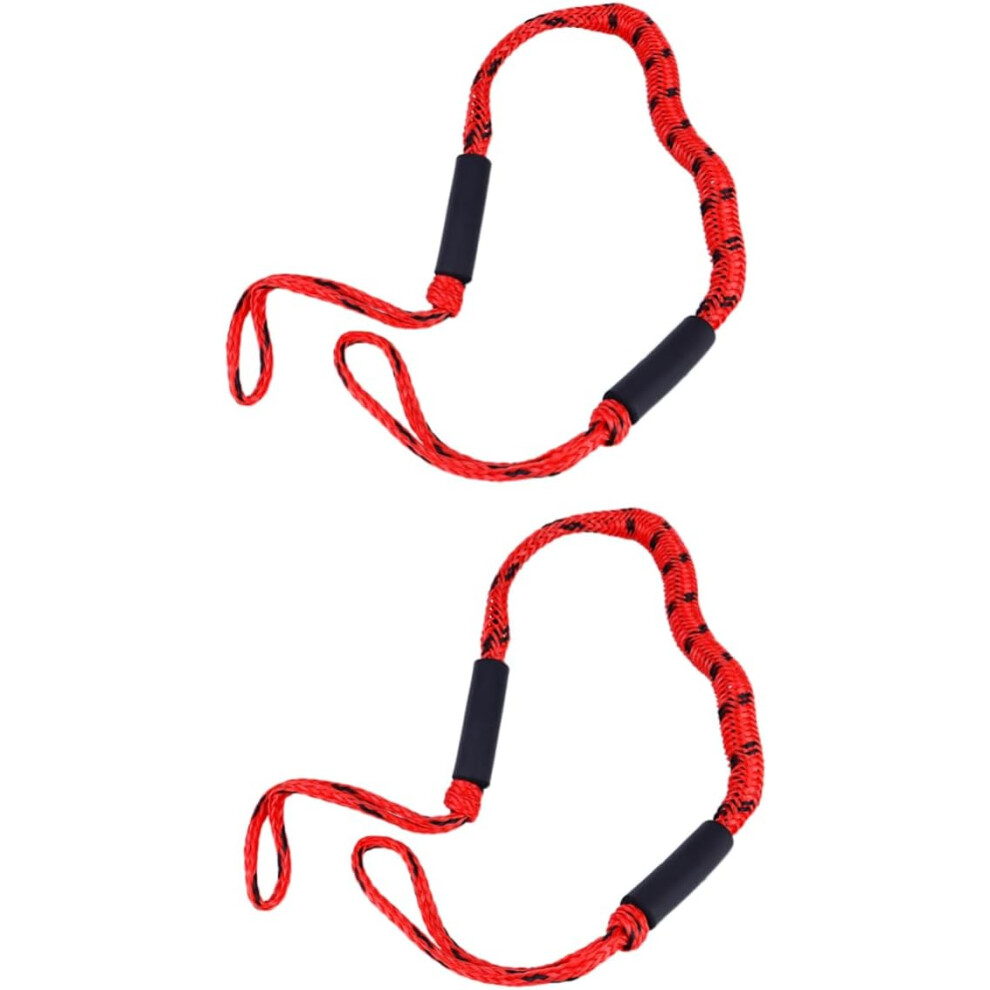 2Pcs Elastic Boat Dock Rope Cords Mooring Rope For Water Sports Durable Bungee Dock Lines With Shock Absorption 6426217819091