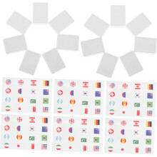Unique Mahjong Game National Flags 65pcs Tile Set for Adults Boys and Girls Travel Family Gatherings