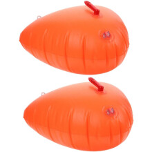 2pcs Kayak Safety Inflatable Buoy Bag Waterproof Floating Device for Canoe Boating