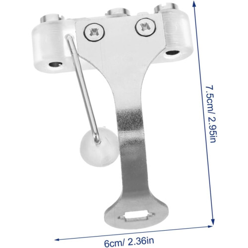 High Performance Fencing Epee Socket Stainless Steel Epee Socket Bracket Replacement for Fencing Stand 2 Pcs 1