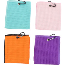 Portable Polyester Golf Towels Breathable Golfing Balls Accessories Light for Sports and Outdoor Activities