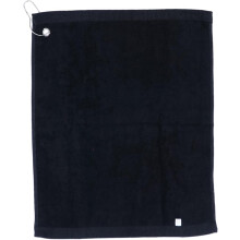 Golf Towel with Hook 3 Pack Cotton Sports Towel Black 32x40cm Easy to Carry Great for Absorbs Water Quickly