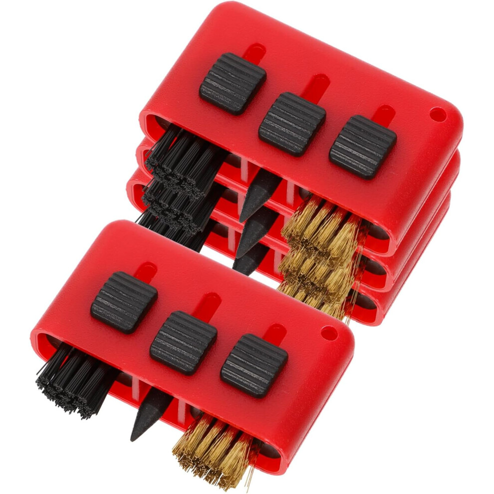 4pcs 3 in 1 Golf Cleaner Tool Brush for Brassie and Shoes Lightweight and Portable Retractable Design-image-OPC-PGJXR6B-NEW