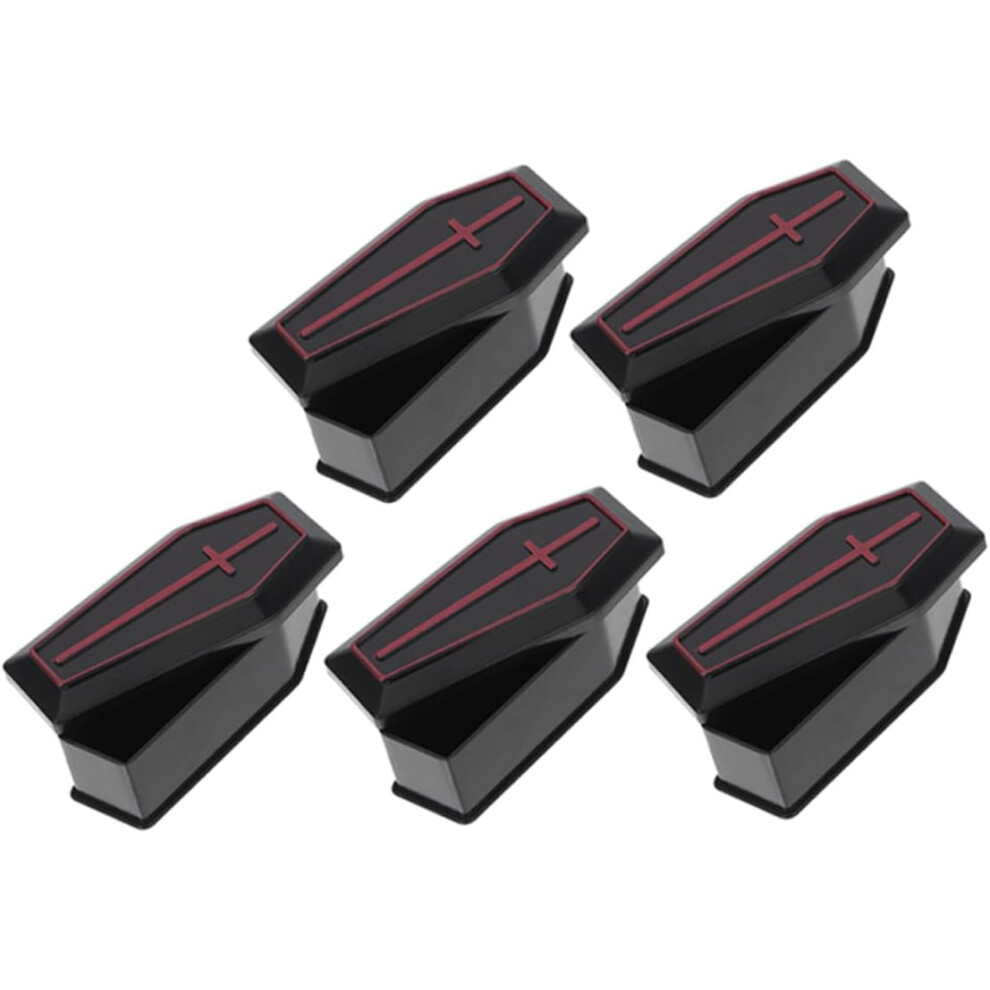 Hkhbjs 5Pcs Halloween Mini Coffin Boxes Model Miniature Coffin Prop Miniature Coffin Decoration