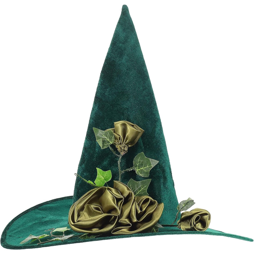 Hkhbjs Witch Hat Ornament For Halloween Stylish Hat Flower Witch Hat Decoration