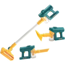 Boys and Girls Cleaning Kit Boys and Girls Vacuum Cleaner Toy Low Suction Lights Toddler Pretend Play Educational Toy