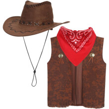 1 Set Denim Three Piece Suit Cowboy Outfit Boy Cowboy Costume Cowboy Costume