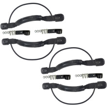 4 Pack Kayak Handles Elastic Rope Sturdy Anti Canoe Carrying Handles for Kayaking Rowing Boats