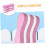 EVA Material Swim Training Leg Float Pull Buoy for Float Hip Focus for Core Strength Building 3