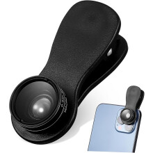 Clip on Smartphone Camera Lenses Wide Angle Macro Lens for Phone Compact Mobile Lens Kit