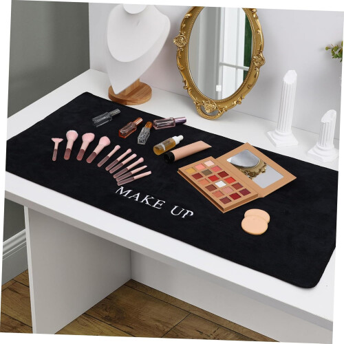 Makeup Mat for Vanity Soft Table Protector for Bedroom and Bathroom Ideal Dressing Table Protector for Makeup and Workbench Use 1