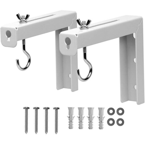 2pcs Projector Screen Ceiling Mount Brackets Projection Screen Hanging Hooks