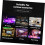 Shelving Unit for Wall Sturdy Speaker Wall Mounts Multi-function Wall Speaker Organizer 2