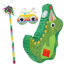 3D Dinosaur Container Paper Dinosaur Pinata for Birthday Party Decorations