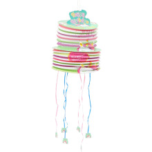 Festive Unicorn Pinata Game Prop Hanging Paper Pinata Toy Folding Party Supply for Boys and Girls Birthday Decor
