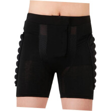 Black Skiing Pants for Adults and Protective Gear for Snowboarding and Skating Impact Resistant Style