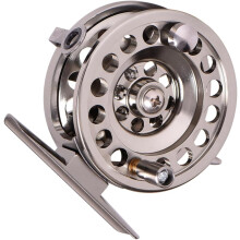 BLD 50 Fly Fishing Reel Aluminum Alloy Right Hand 0.20mm Line 100M Ice and Fishing Clutch Lever for Easy Operation