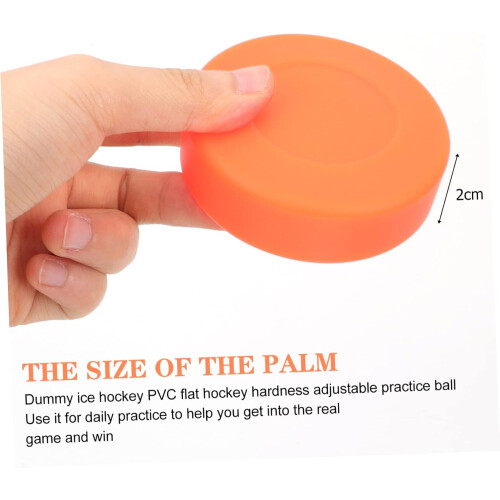 Roller Hockey Training Pucks 4pcs Grade Flat Smooth for Puck Enthusiasts 1