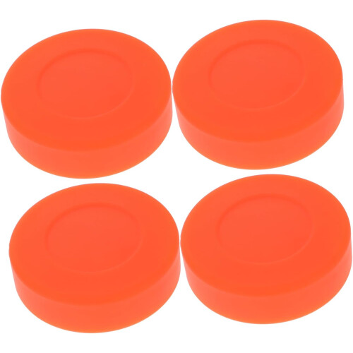Roller Hockey Training Pucks 4pcs Grade Flat Smooth for Puck Enthusiasts