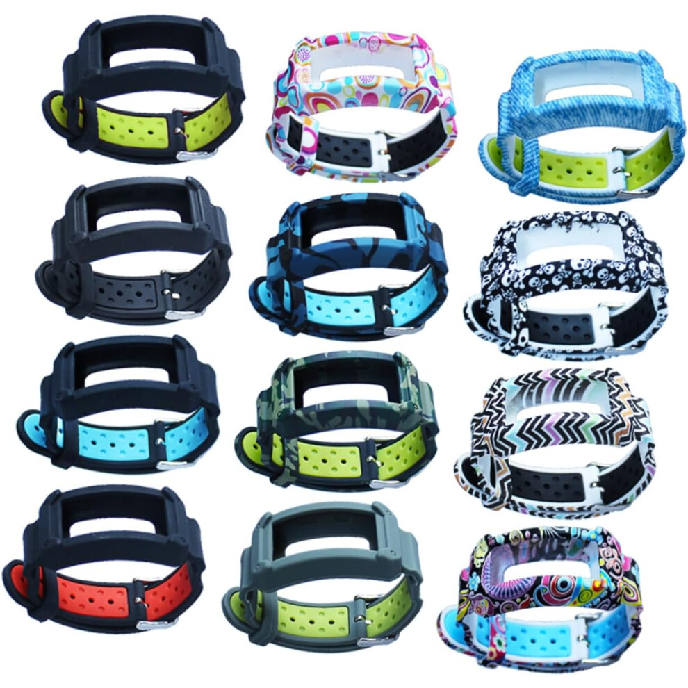 Smart Bracelet Replacement Wrist Strap for Fit2 Adjustable Silicone Watch Band Light Green-image-OPC-PGJY55J-NEW