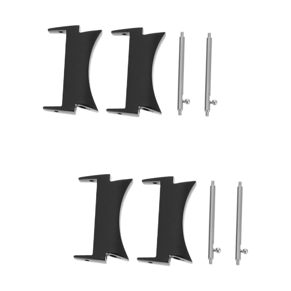 2 Pairs Quick Install Watch Band Connector Watch Band Adapter Replacement Strap Connector for Watches-image-OPC-PGJY629-NEW
