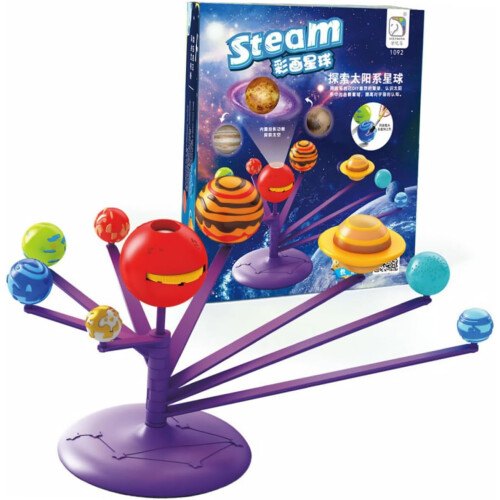 1Set Solar System Planetary Model with Projection Educational Scientific