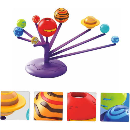 1Set Solar System Planetary Model with Projection Educational Scientific 2