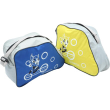 Skates Bag for Roller Skates Ice Skates 2Pcs Set Oxford Fabric Easy Carrying Blue Yellow