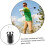 Golfing Scoring Keeper Golf Stroke Counter Clicker Compact Golf Score Device for Easy Counting Green 4