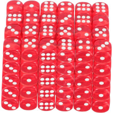 Bulk Dice Set 100pcs Sided Dices Acrylic Board for Parties Games and Events