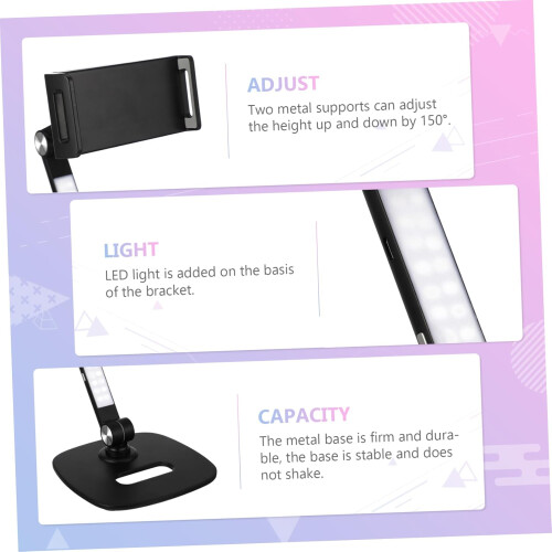1Set Tablet Stand Desktop Bracket for Phone and Tablet Support Compatible Devices 1