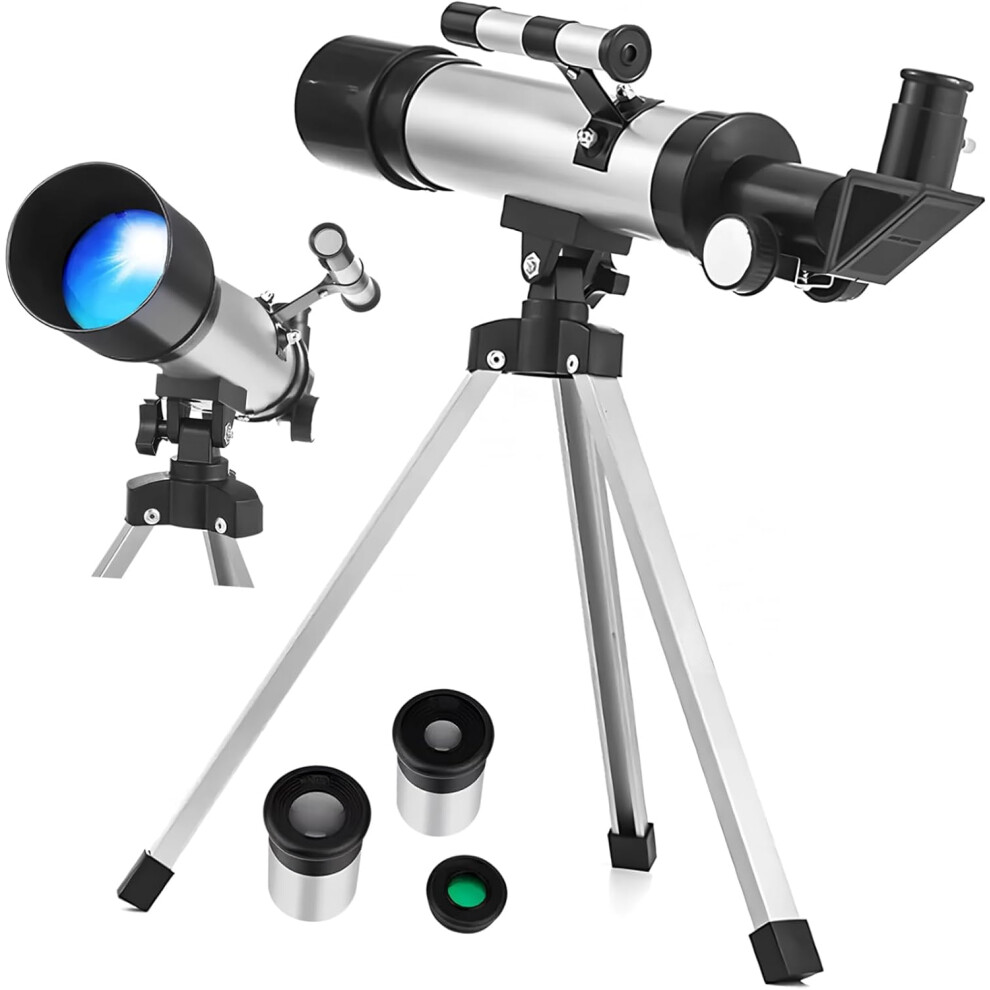 HKHBJS Beginners' Telescopes for Astronomy Observation with Refraction Portable with Tripod Space Telescope
