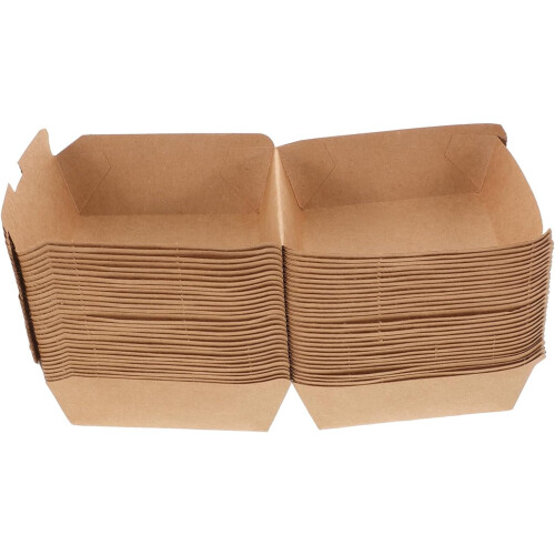 30pcs Boxes Hamburger Packaging Box Takeaway Packaging Burger Boxes