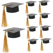 12pcs Tassel Doctor Hat Cute Pendant Cute Lanyard Telephone Line Lanyard Outdoor