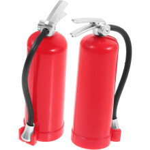 2pcs Mini Fire Extinguisher Models for Home Decor RC Car Accessory