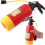 2pcs Water Fire Extinguisher Water Spraying Fireman Simulation Extinguisher Squirter Water Plastic 3