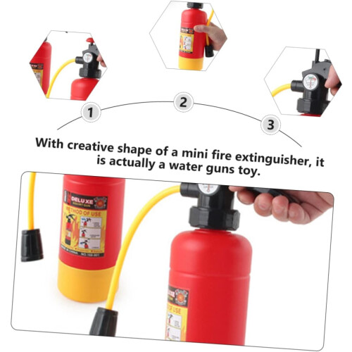2pcs Water Fire Extinguisher Water Spraying Fireman Simulation Extinguisher Squirter Water Plastic 1