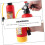 2pcs Water Fire Extinguisher Water Spraying Fireman Simulation Extinguisher Squirter Water Plastic 4