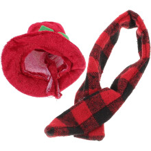 Lovely Wine Bottle Hat Scarf Xmas Accessory Wine Supply Decorative Bottle Sleeves for Home