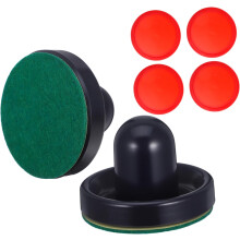 8pcs 76mm Air Hockey Pushers Pucks Set Hockey Replacement Pucks for Air Hockey Accessories Set