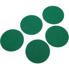 10pcs Hockey Flannel Air Hockey Felt Sticker Pads Green Pushers Round Propeller