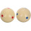 Pool Billiard Training Set 2 Pack White Billiard with Six Dot Pattern for Improved Accuracy Training 1