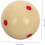 Pool Billiard Training Set 2 Pack White Billiard with Six Dot Pattern for Improved Accuracy Training 2