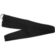 Yoga Poses Yoga Stretching Straps 3.2m Long Sturdy for Workout Black Yoga Belt Electroplated Buckle