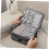 Multi Function Canvas Storage Pouch Capacity Cable and Power Bank Organizer Bag 8